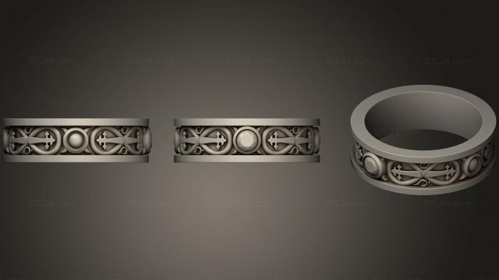 Jewelry rings (Ring 126, JVLRP_0608) 3D models for cnc